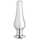Cloud 9 Gems Silver Chromed Tall Anal Plug Medium - view 4