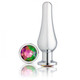 Cloud 9 Gems Silver Chromed Tall Anal Plug Medium - view 6