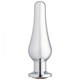 Cloud 9 Gems Silver Chromed Tall Anal Plug Medium - view 7