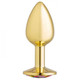 Cloud 9 Gems Gold Anal Plug Small - view 7