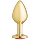 Cloud 9 Gems Gold Anal Plug Medium - view 4