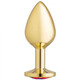 Cloud 9 Gems Gold Anal Plug Medium - view 7