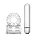 Stay Hard 10x Vibrating Bull Ring Clear - view 3
