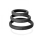 Perfect Fit Xact-fit Silicone Rings S-m-l (#14, #17, #20) Black - view 4
