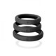 Perfect Fit Xact-fit Silicone Rings S-m (#14, #15, #16) Black - view 4