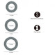 Onyx 3 Ring Set - view 6
