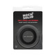 Rock Solid Silicone Black C Ring, Medium (1 7/8in) In A Clamshell - view 3