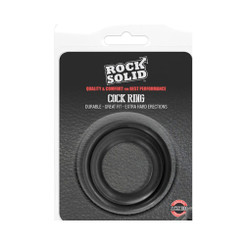 Rock Solid Tri-pack Rubber Gasket (1.25in, 1.5in, 2in) Black