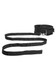 Velvet & Velcro Collar & Leash Adjustable Black - view 2