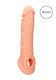 Realrock Penis Sleeve 8in Flesh - view 4