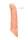 Realrock Penis Sleeve 8in Flesh - view 5