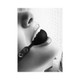 Ouch! Black & White Silicone Ball Gag With Adjustable Bonded Leather Straps Black - view 4