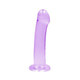 Shots Realrock Crystal Clear 7" Dildo - Purple - view 4