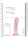 Realrock Non Realistic Dildo W Suction Cup 6.7in Pink