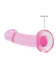 Realrock Non Realistic Dildo W Suction Cup 6.7in Pink - view 2