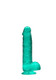 Realrock 6in Realistic Dildo W/ Balls Turquoise - view 2
