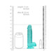 Realrock 6in Realistic Dildo W/ Balls Turquoise - view 5