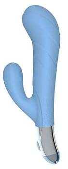 Mae B Lovely Vibes G Spot Twin Blue Vibrator