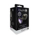 Shots Ouch! Heart Gem Butt Plug Medium Gunmetal/amethyst - view 2