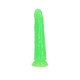 Realrock Glow In The Dark Slim 6 In. Dildo Neon Green - view 2