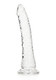 Realrock Slim Dildo 7in Transparent