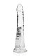 Realrock Slim Dildo 7in Transparent - view 4