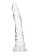 Realrock Slim Dildo 7in Transparent - view 5