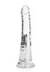 Realrock Slim Dildo 7in Transparent - view 7