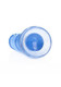 Realrock Curvy Dildo Or Butt Plug 5.5in Blue - view 6