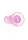 Realrock Curvy Dildo Or Butt Plug Pink - view 3