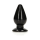 Realrock Crystal Clear 4.5 In. Anal Plug Black - view 2