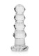 Realrock Curvy Dildo Or Butt Plug 5.5in Transparent - view 7