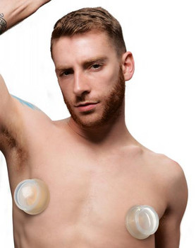Clear Plungers Silicone Nipple Suckers - Large by Master Series