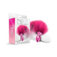 Nixie Metal Butt Plug With Ombre Tail Pink Metallic - view 2