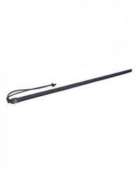 Spartacus 24" Leather Wrapped Cane - Black