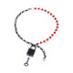 Sex & Mischief Ex's & Oh's Crystal Day Collar - Red/Black by Sportsheets
