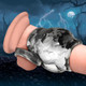 Creature Dildos Night Prowler Silicone Girth Enhancer with Ball Strap L by XR LLC