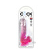 Kc 6 Penis Clear W/balls Pink - view 2