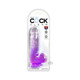 Kc 6 Penis Clear W/balls Purple - view 2