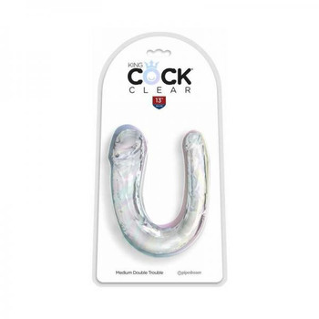 King Penis Clear Medium Double Trouble