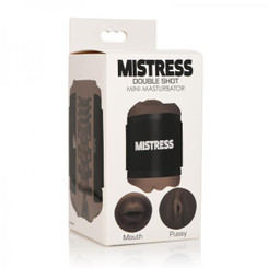 Mistress Mini Double Stroker Mouth & Vagina Dark