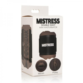 Mistress Mini Double Stroker Mouth & Vagina Dark