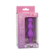First Time Vibrating Triple Beaded Anal Probe - Purple - view 2