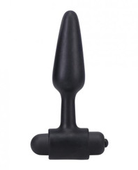 In A Bag 4" Vibrating Butt Plug - Black