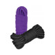 Plesur Cotton Shibari Bondage Rope 2 Pack - Black/purple - view 2