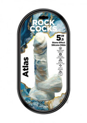 Rock Dildos Atlas Marble Silicone Dildo 5.5 In.