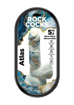 Rock Dildos Atlas Marble Silicone Dildo 5.5 In.
