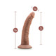 Au Naturel Jack Dildo 7 In. Mocha - view 2