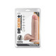Dr. Skin Plus Posable Dildo With Balls 7 In. Vanilla - view 2