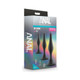 Anal Adventures Platinum Silicone Beginner Plug 3-piece Kit Black - view 2